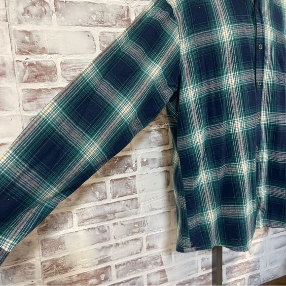 Nickel & iron Men's Green Plaid Shirt XL - Picture 7 of 8